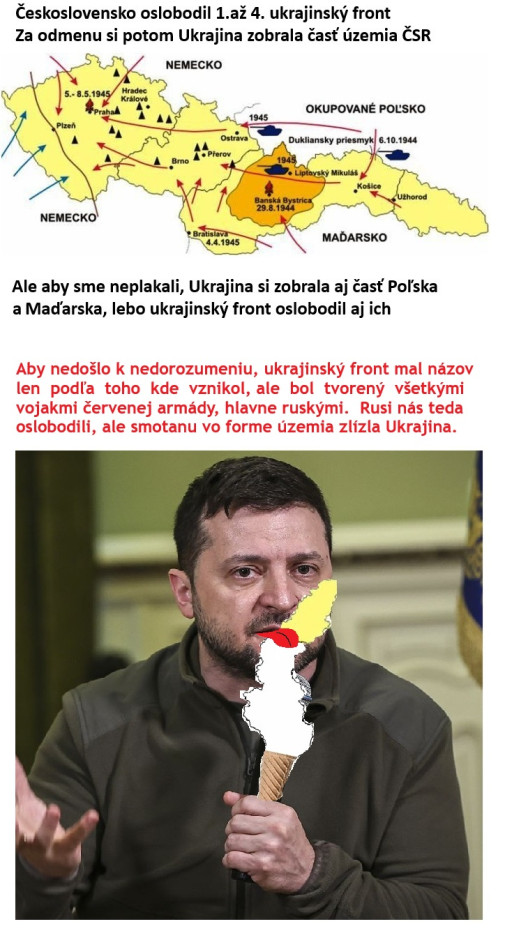 poďakovanie Ukrajinským osloboditeľom